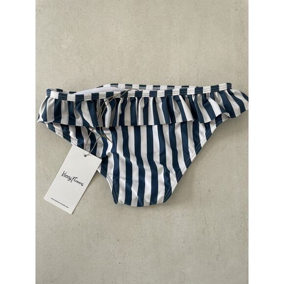 Kiddy Flowers Swim Bikini Bottom Ruffled Hamptons Kenny Flowers - Picture 3 of 7
